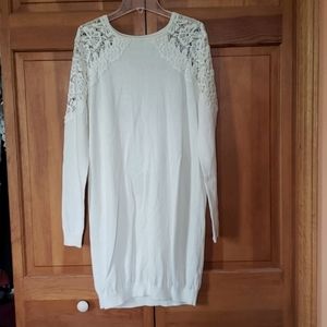 NWT ASOS Lace Sweater Tunic